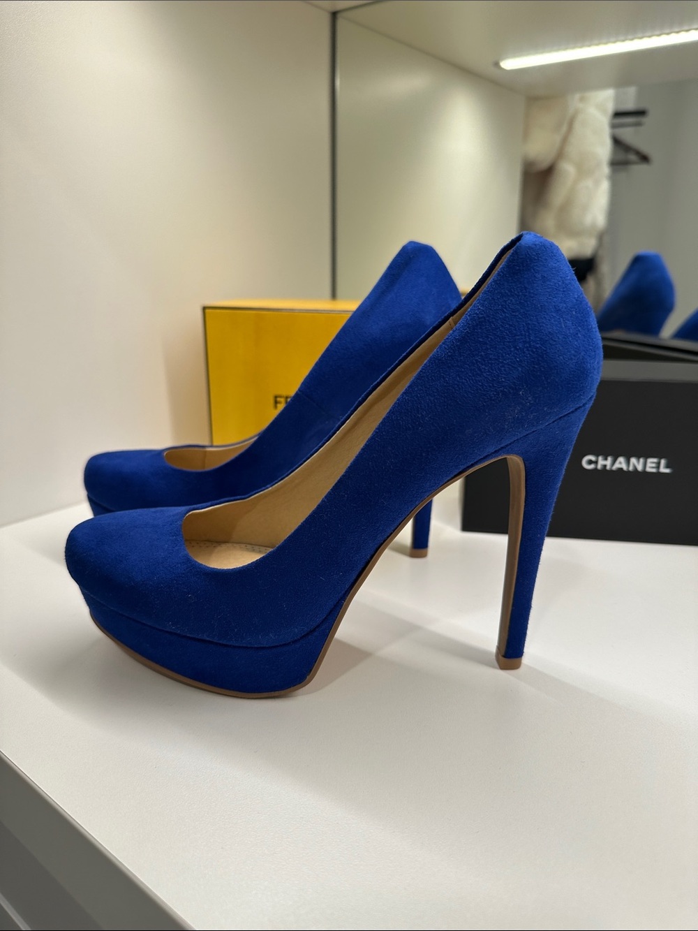 Chinese Laundry Blue Heels